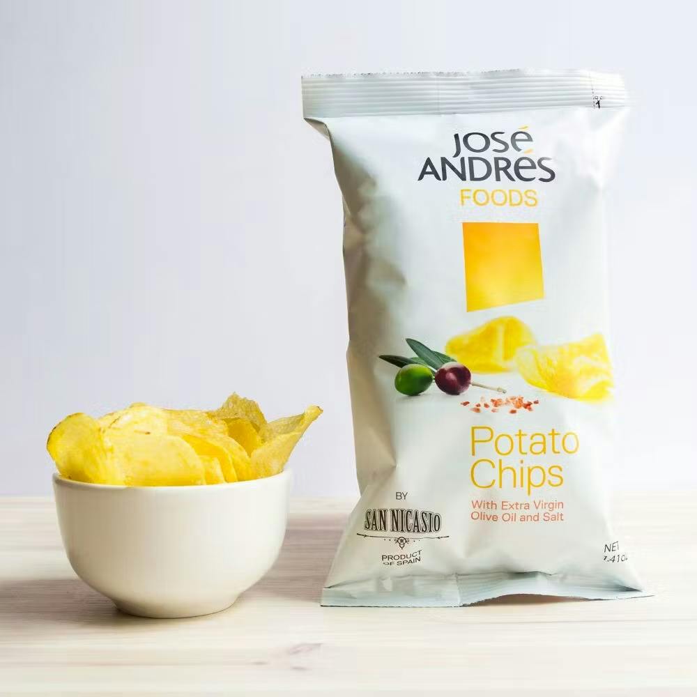 a bag of potato chips